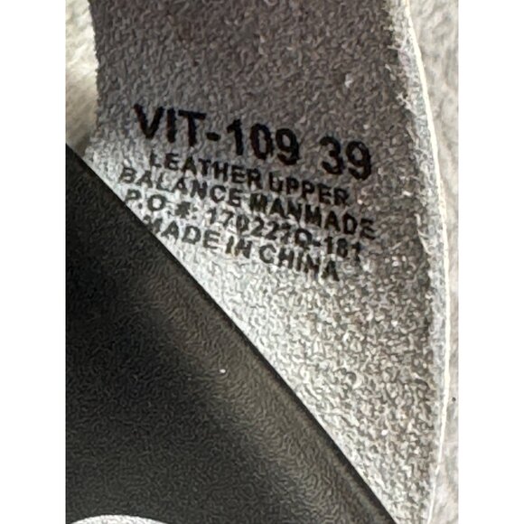 Alegria womens size 9  EURO 39 White Leather Sandals With Buckles slip on - Picture 3 of 16